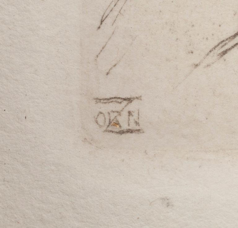 ANDERS ZORN, etsning, monogramsignerad i plåten.