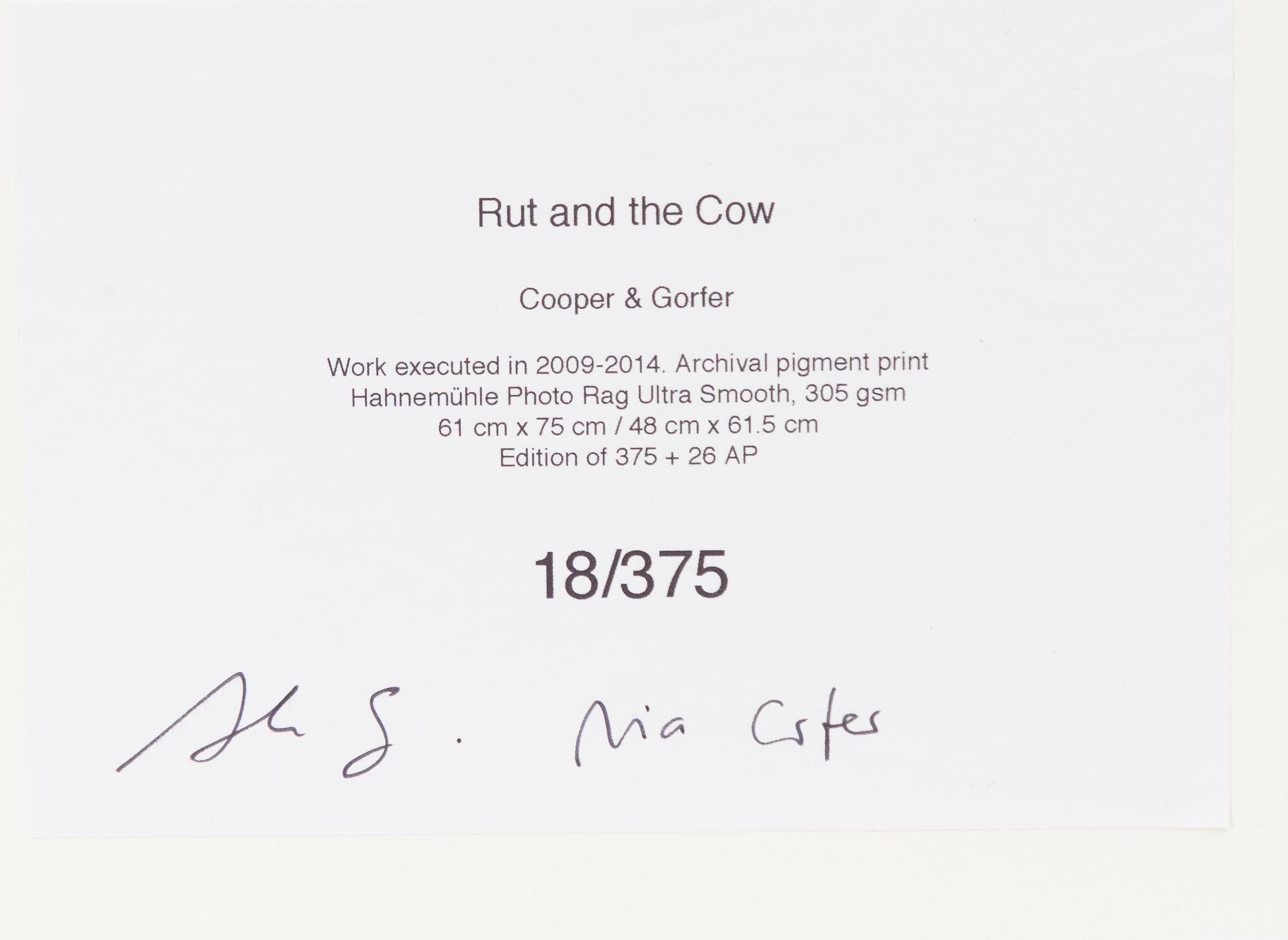 Cooper & Gorfer, "Rut and the Cow".