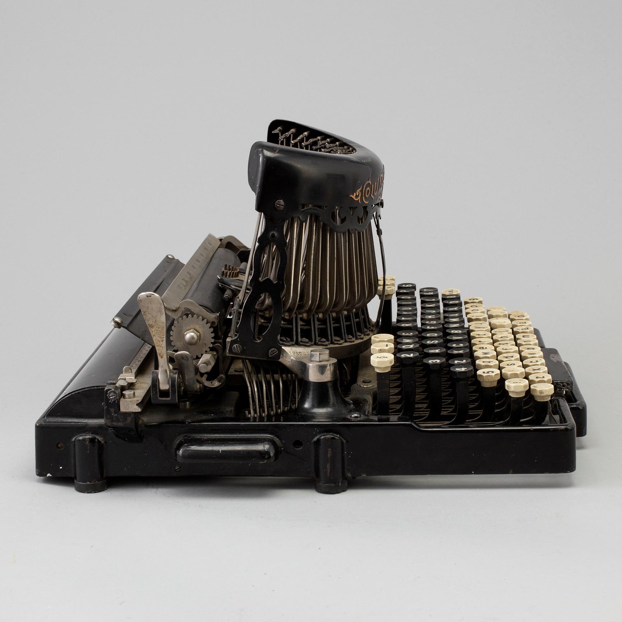 A Columbia Bar Lock typewriter, early 20th century.