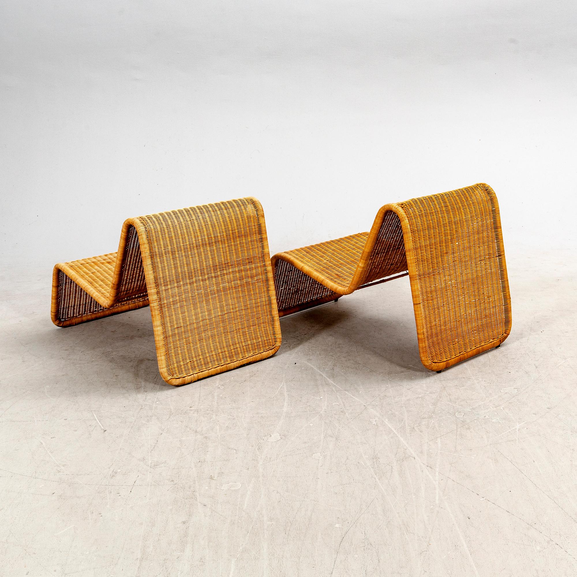 Tito Agnoli, vilstolar ett par, "P3", Pierantonio Bonacina, Italien, 1960-tal.