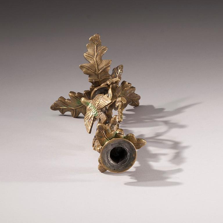 LJUSSTAKE, brons, 1900-talets första hälft.
