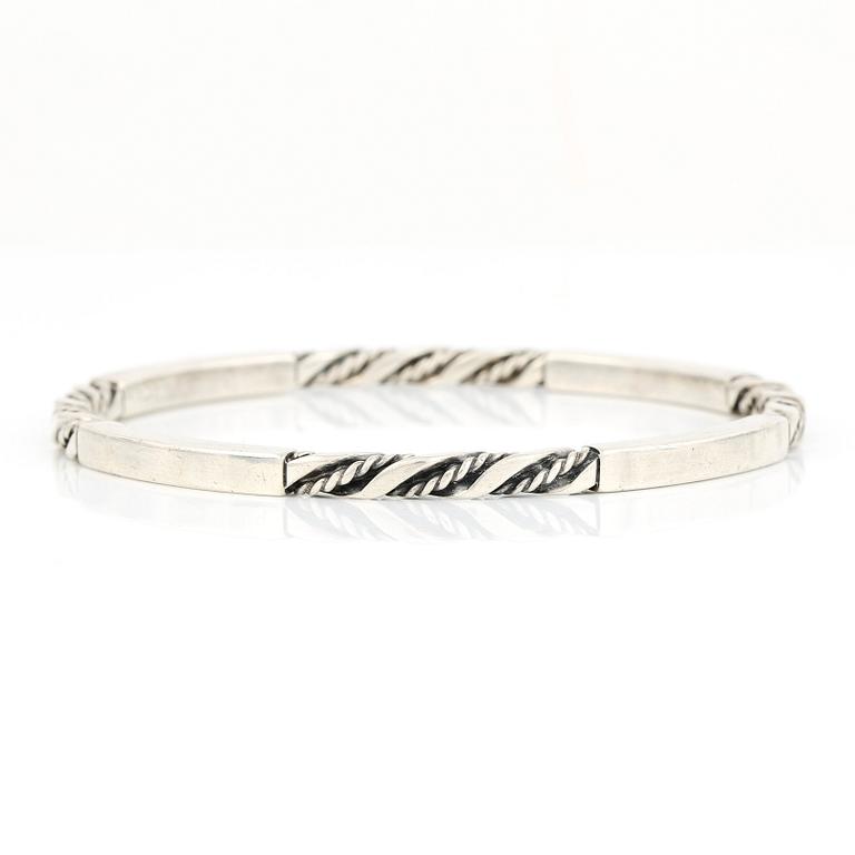 ARMRING, sterlingsilver, Georg Jensen, Danmark. Vikt ca 25 gram.