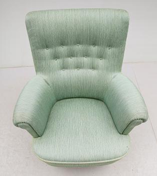 FÅTÖLJ, "Hemmakväll", Carl Malmsten, 1900-talets andra hälft.