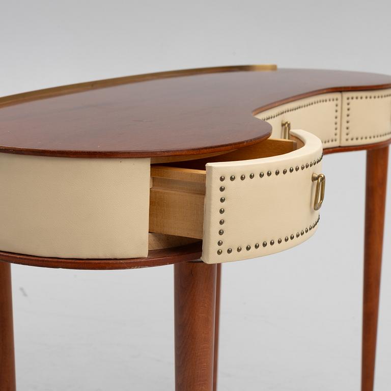 A Swedish Modern vanity table, Halvdan Petterssons Möbelfabrik, Sweden, mid 20th century.
