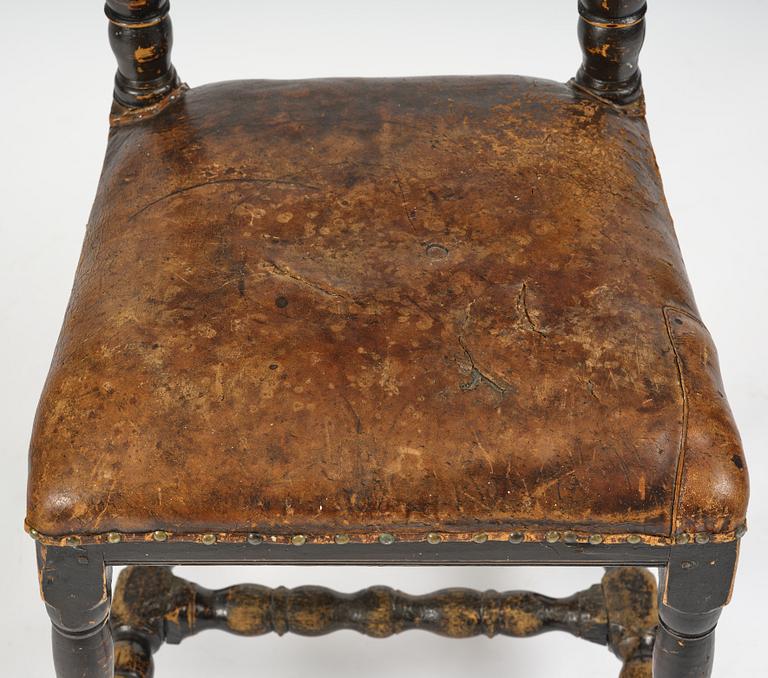 A Swedish baroque 'judge's' chair, circa 1700 / early 18th century.