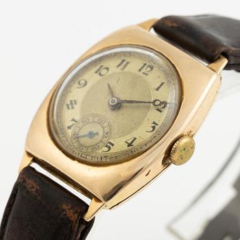 Mido, armbandsur, 14K guld, 26,5 mm.