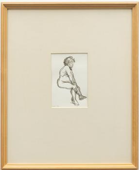 John-E Franzén, Sittande modell.