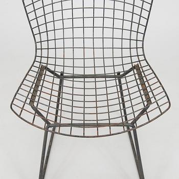 Harry Bertoia, stol, "Side Chair". Licenstillverkning i Finland av Fiskars, Billnäs, 1950-/1960-tal.