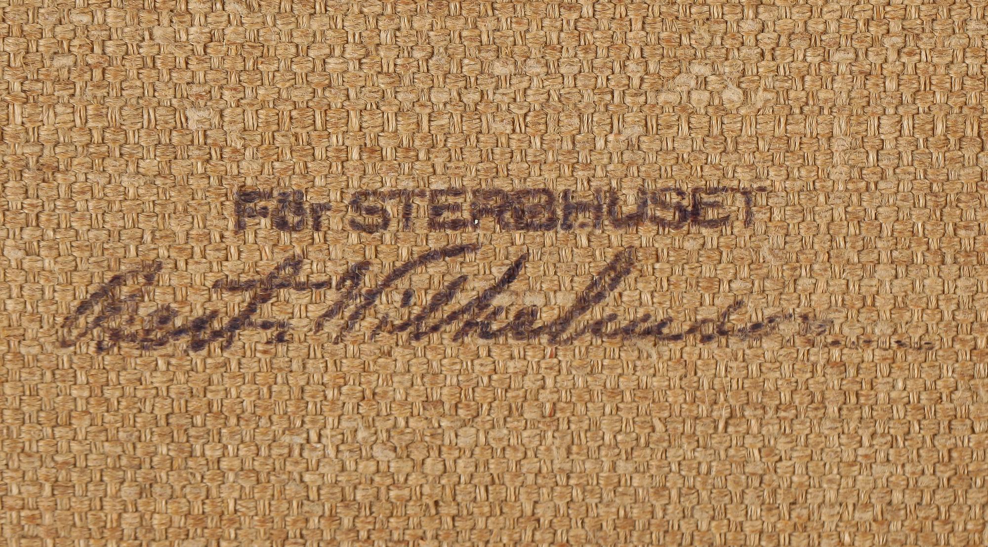 CARL WILHELMSON, olja på duk, osignerad, sterbhusstämpel a tergo.