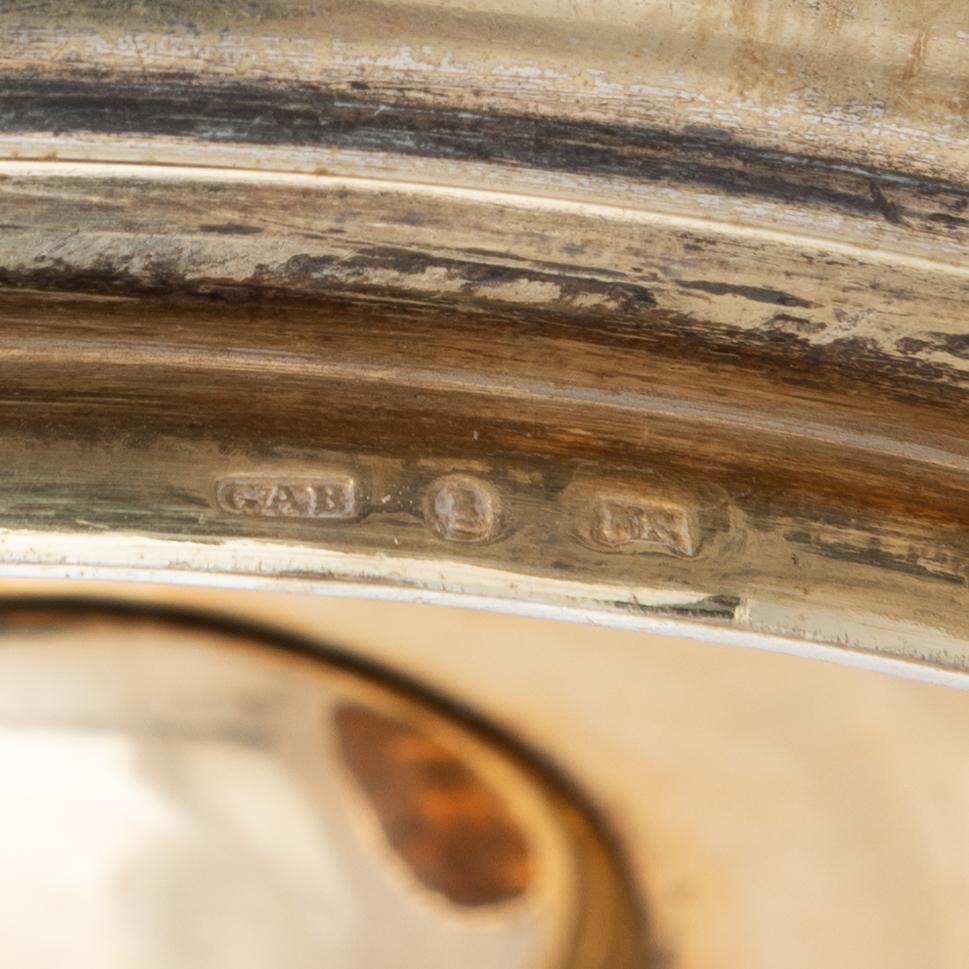 A Swedish late 19th century silver plated tankard, mark of GAB (Guldsmedsaktiebolaget), Stockholm.