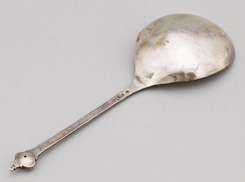 SUPSKED, silver, Olof Grubb, verksam 1790-1817 i  Hudiksvall. Vikt ca 26 gram.