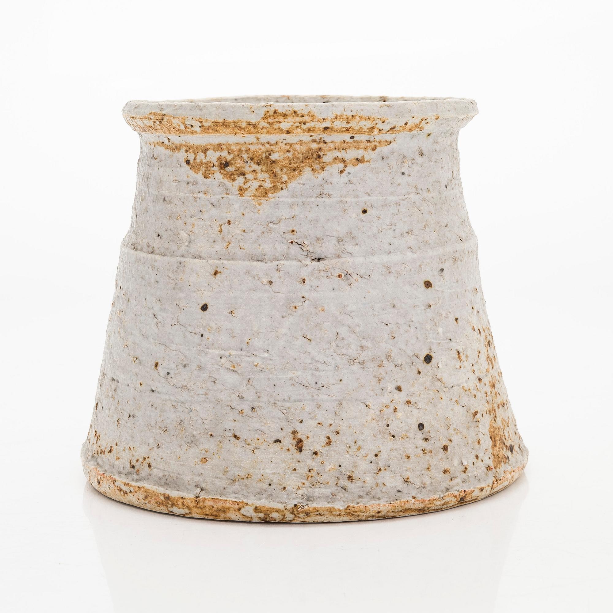 Kyllikki Salmenhaara, maljakko, kivitavaraa, signeerattu KS ARABIA.