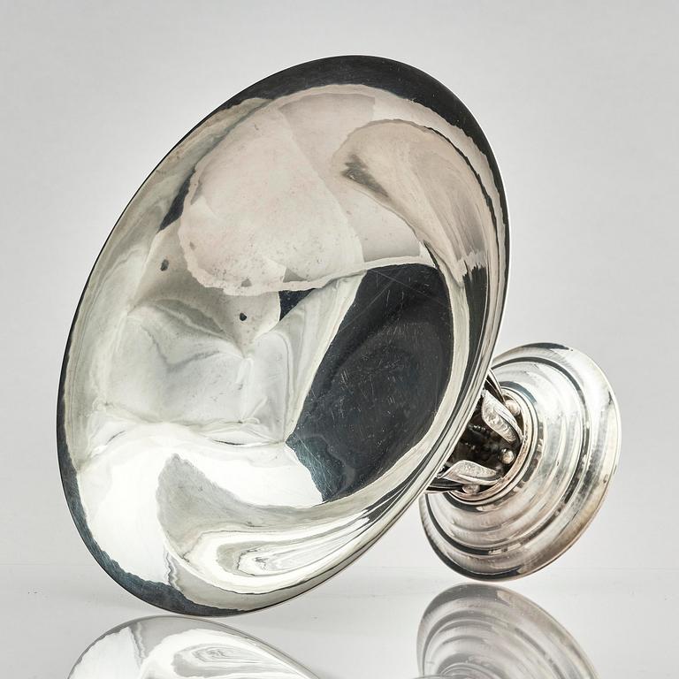 Georg Jensen, skål, sterling silver, modell nr 242, design Johan Rohde, Köpenhamn 1925-32.