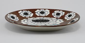 FAT, porslin, "Fiori", Birger Kaipianinen, Arabia, signerad, daterad 1983 och numrerad 182/2000.