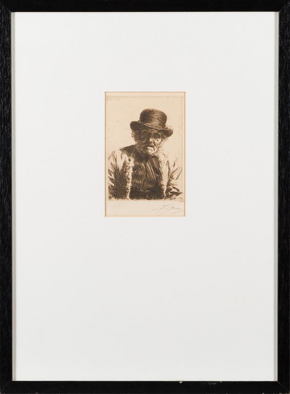 etching, signed in pencil, dated 1911 in the plate.