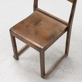 Sven Markelius, stolar, 8 st, "Orkesterstolen", 1900-talets mitt.