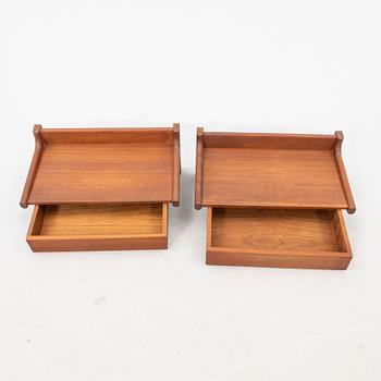 Kai Kristiansen, vägghyllor ett par Dyrlund 1960-tal.