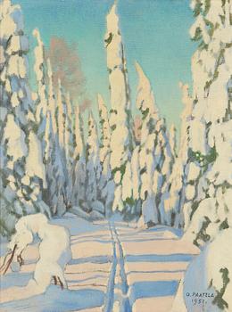 Oskari Paatela, Vinter landskap.