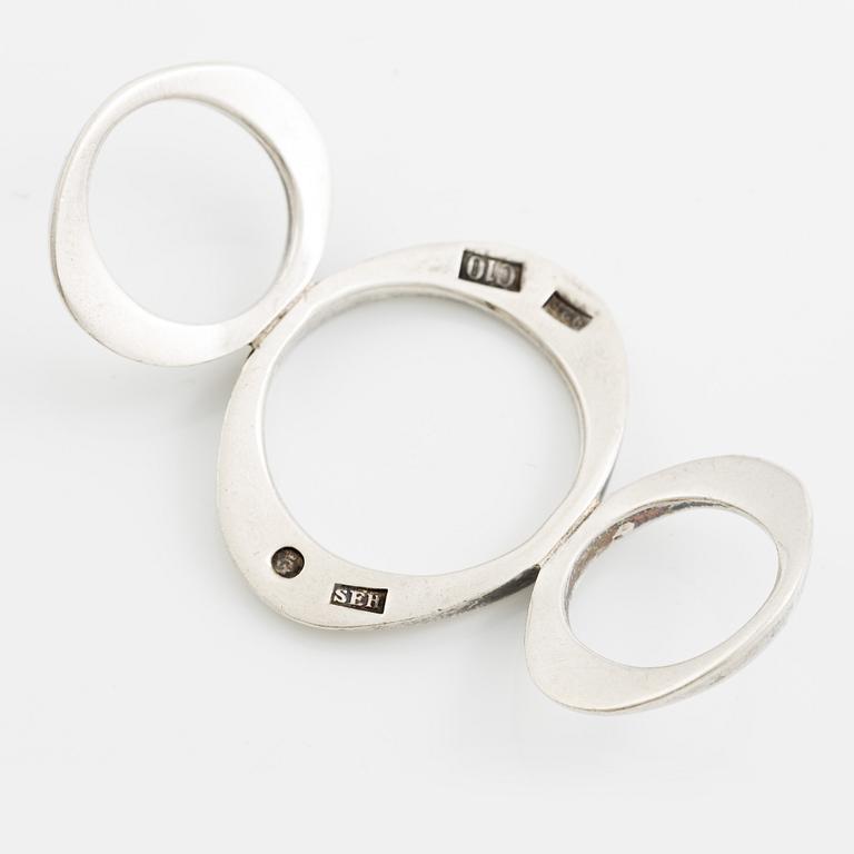 Sven-Erik Högberg, a hairpin, sterling silver, Gothenburg 1977.