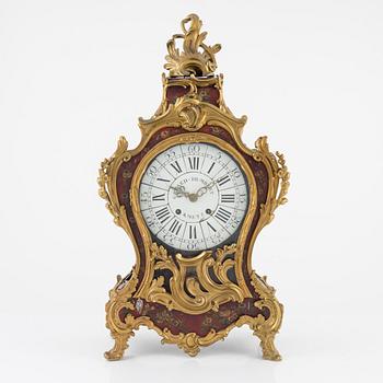 A rococo-style bracket clock, late 19th Century.