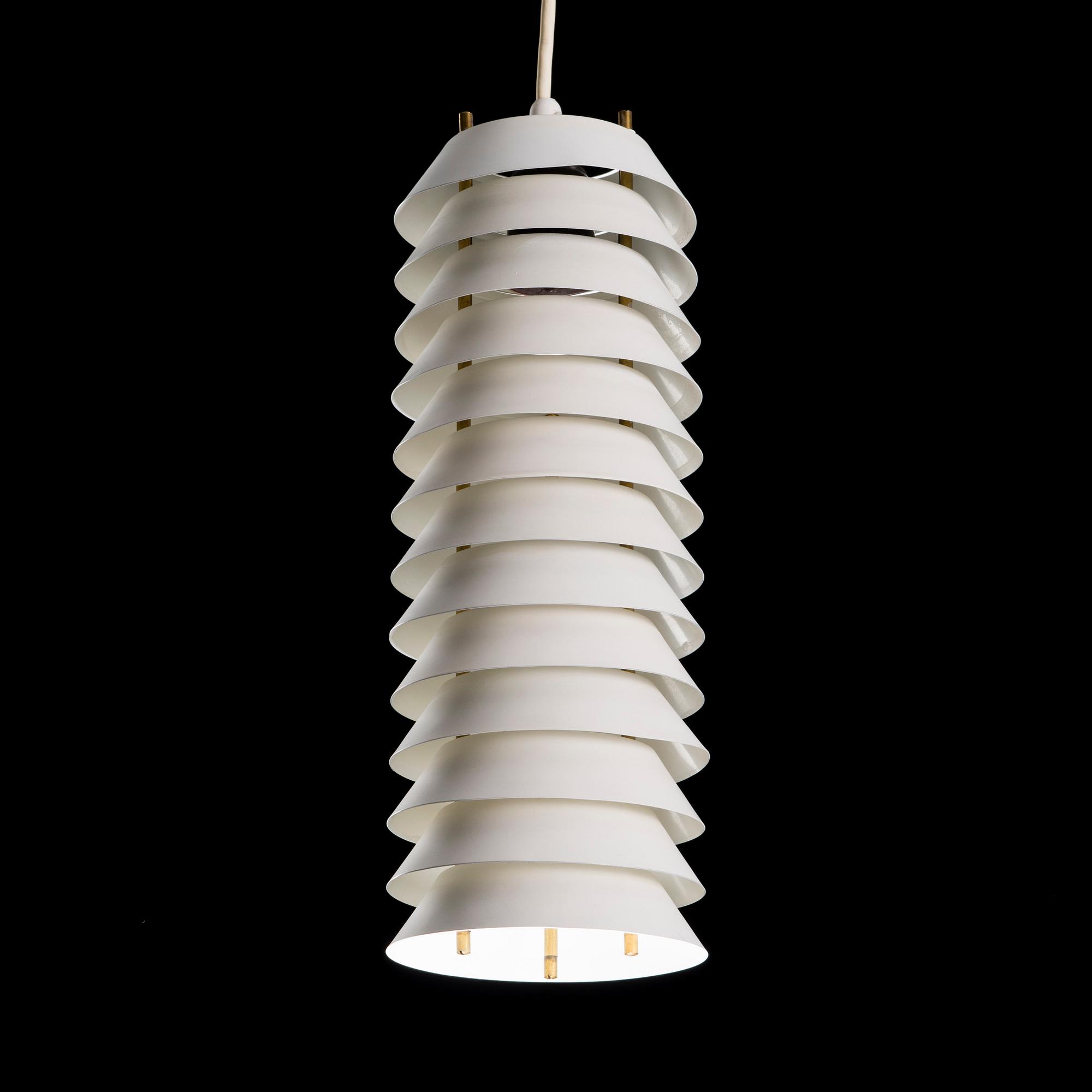ILMARI TAPIOVAARA, A PENDANT LAMP. Maija Mehiläinen. Designed in 1955, Asko/Hienoteräs.