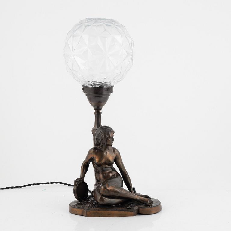 Table lamp, first half of the 20th century.