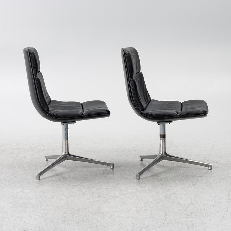 Preben Fabricius & Jørgen Kastholm, Chairs, a pair, second half of the 20th century.