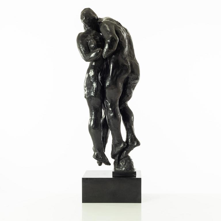 Gudmar Olovson, sculpture. Signed. Numbered. Foundry mark. Bronze, total height 72 cm, length 22 cm.