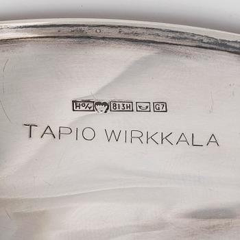 Tapio Wirkkala,  kulho, hopeaa, Hopeatehdas Oy, Helsinki 1960.