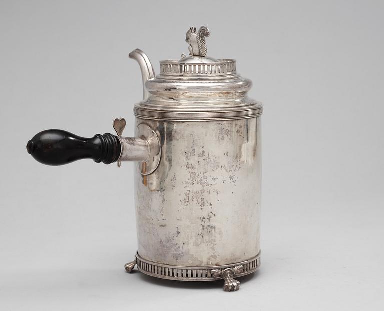 KAFFEKANNA, silver. G.Hofstedt, Örebro 1825.