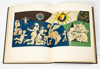 Pablo Picasso, bok, La Guerre et la Paix, signerad upplaga 25/50.
