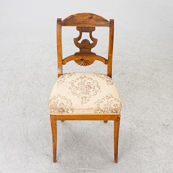 Stolar, 6 st, Karl Johan, 1800-talets mitt.