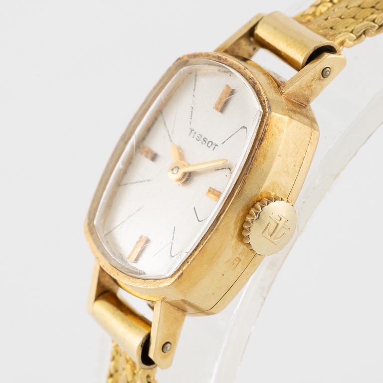 Tissot, armbandsur, 14 x 19 mm.