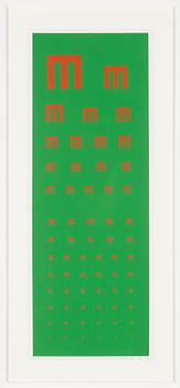 Pentti Tulla, serigrafi, signerad och daterad 1986, numrerad 2/50.