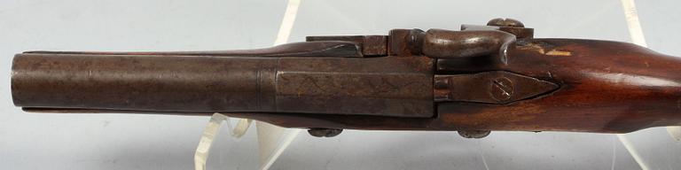 SLAGLÅSPISTOL, troligen Sverige 1800-talets mitt.