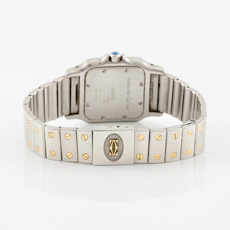 Cartier, Santos Galbée, armbandsur, 29 x 29 (41) mm.