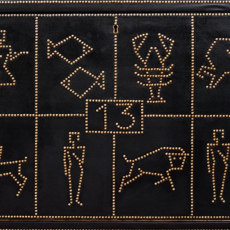 Otto Schulz, a Swedish Modern cabinet on stand by Boet, Gothenburg 1930-40's.
