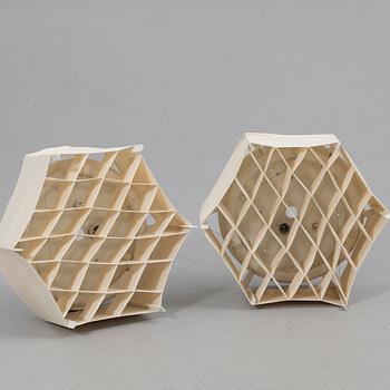 Ceiling lamps, a pair, model 2506, Atelje Lyktan, Åhus, latter half of the 20th century.