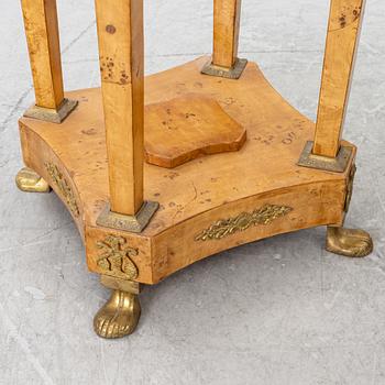 Pedestals, a pair, Empire style, around the year 2000.