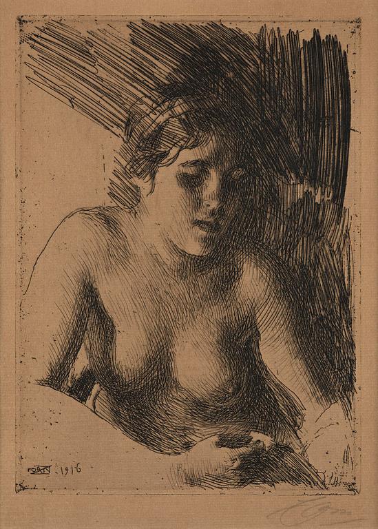 Anders Zorn, "Byst".