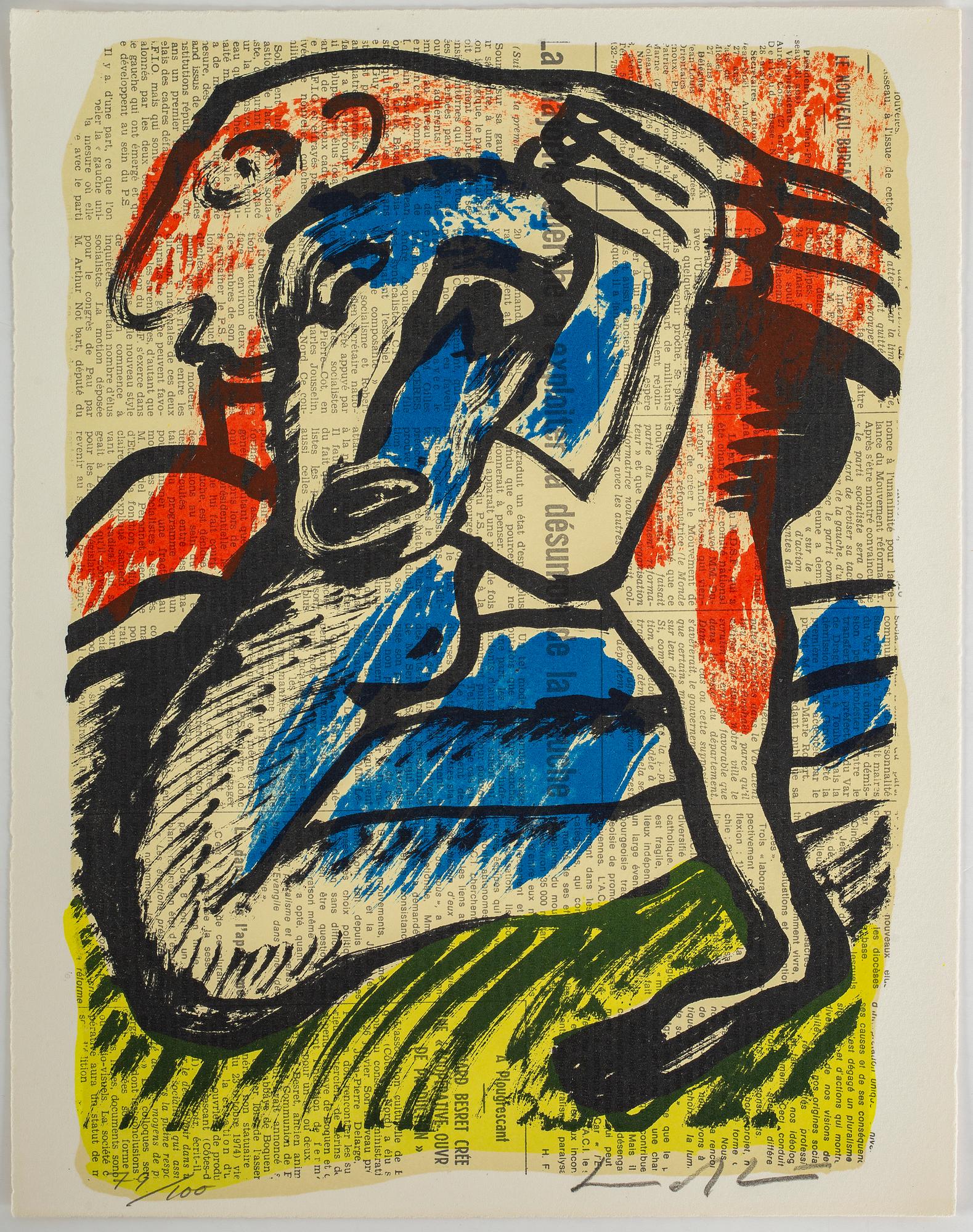 BENGT LINDSTRÖM, portfolio with 15 litographs in colour. Signed and numbered 79/100.