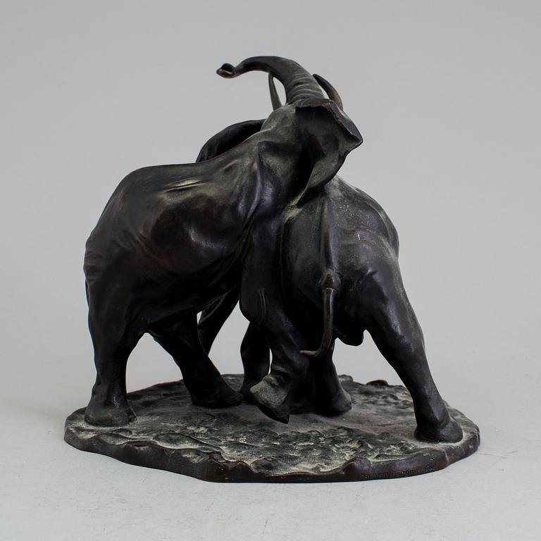 CARL MILLES, a bronze sculpture signed Carl Milles.