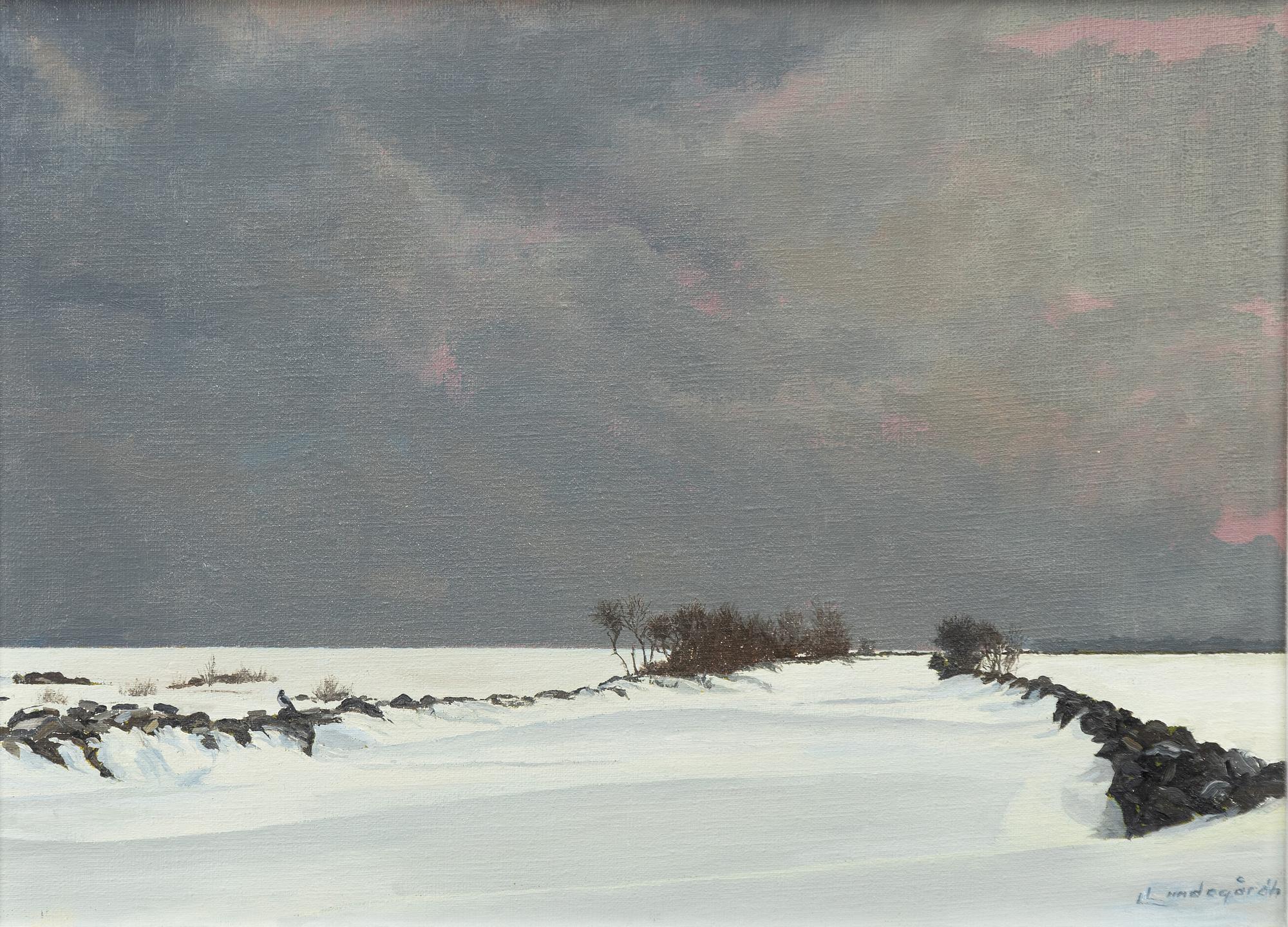 Lennart Lundegårdh, "Efter snöstormen mot Hålnäs, Öland".