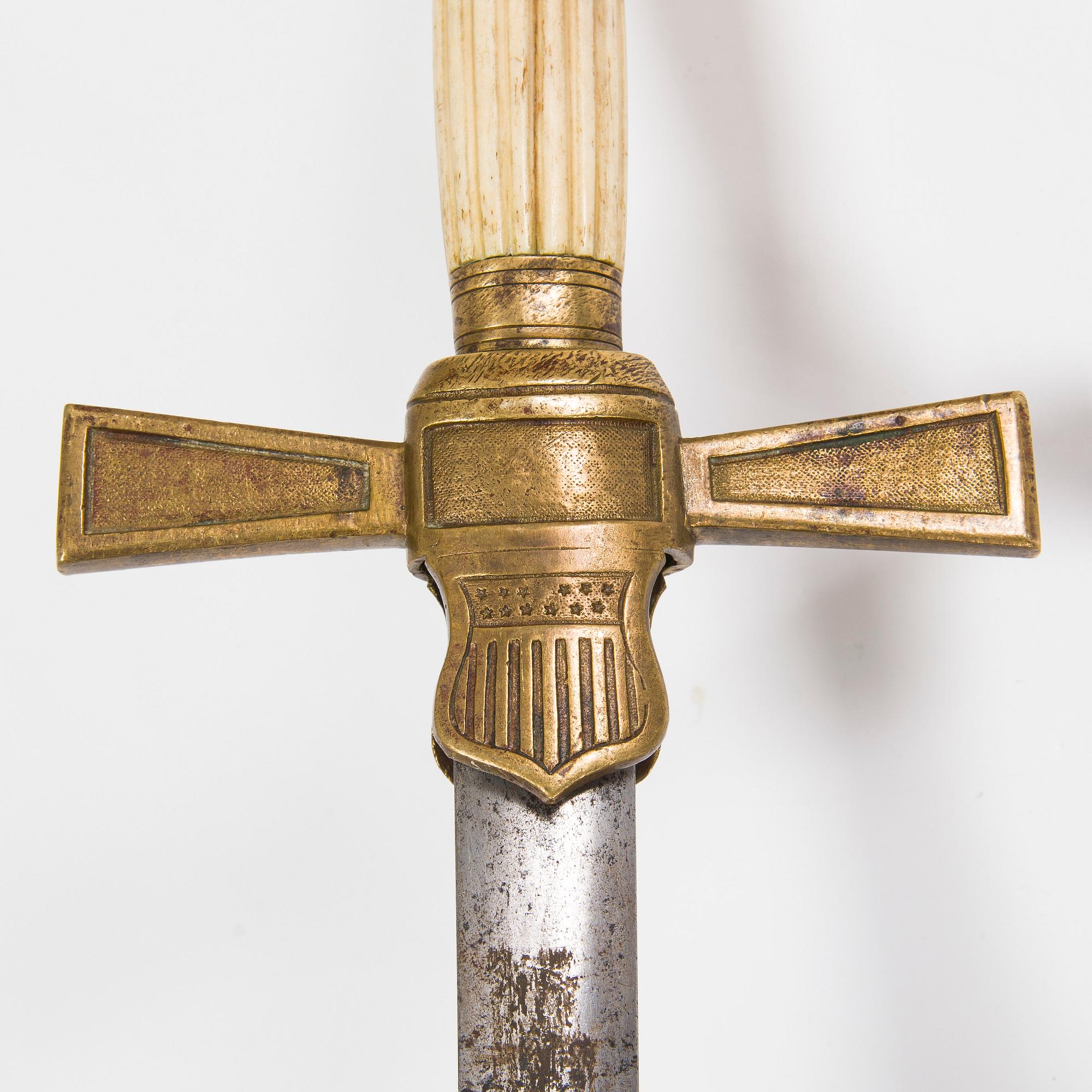 Ceremonial sword, American, early 20th century.
