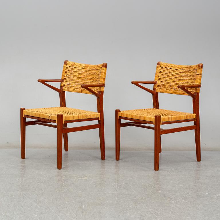 A pair of armchairs, second half of the 20th century.