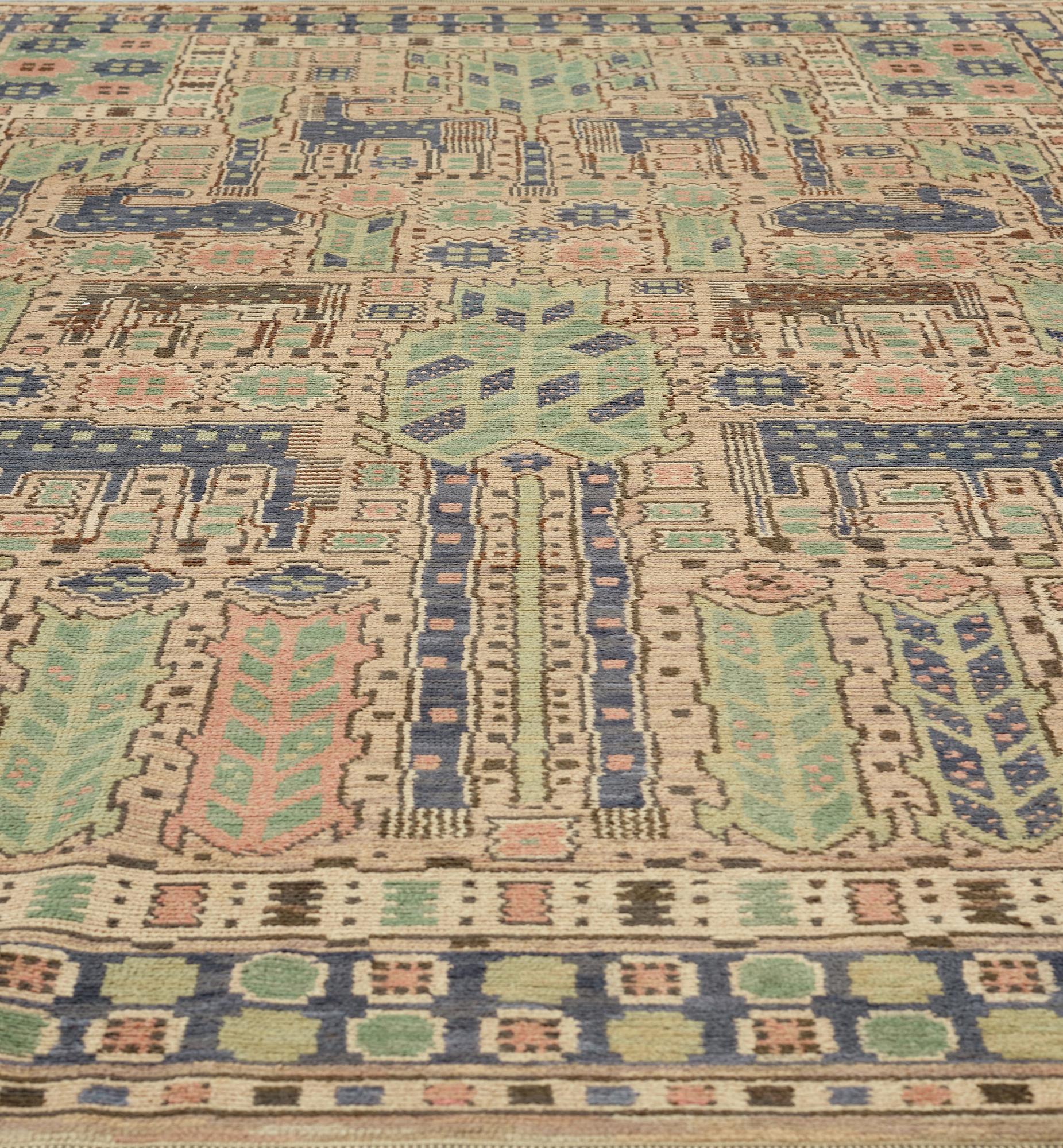 MÄRTA MÅÅS-FJETTERSTRÖM, MATTA, "Hästhagen", flossa, ca 370 x 220,5 cm, signerad MMF.