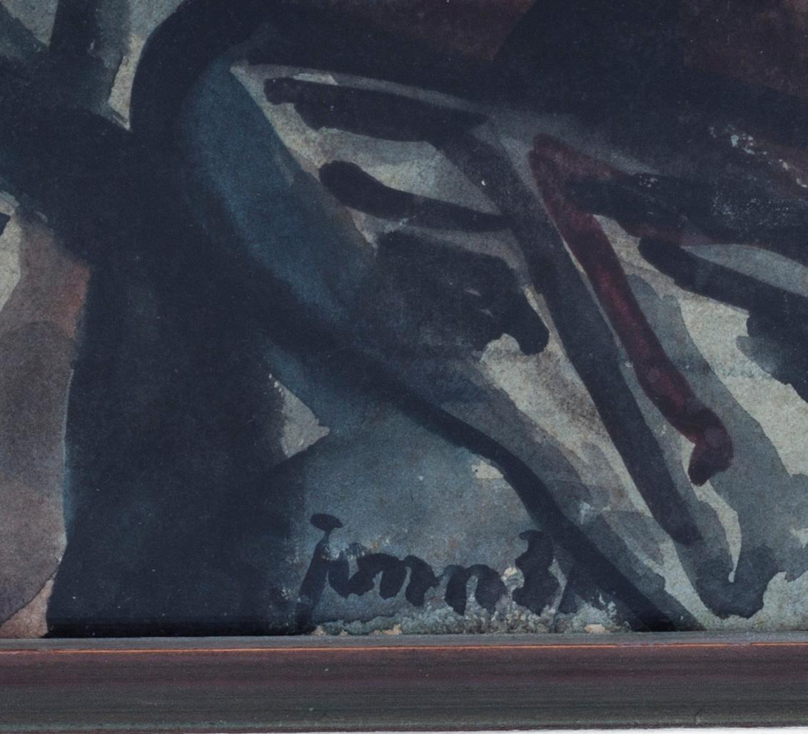 GUNNAR JONN, akvarell, signerad och daterad -3(1?).