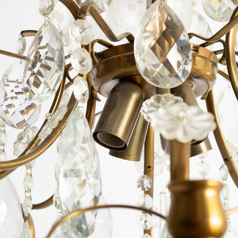Chandelier, second half of the 20th century.
