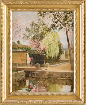 John Varley II, Japansk trädgård.