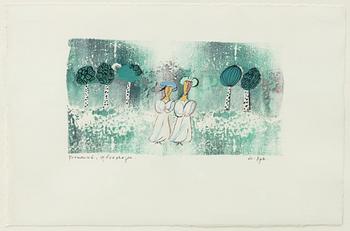 Madeleine Pyk, "Promenad i björkskogen".